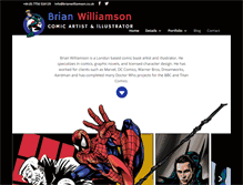 Tablet Screenshot of brianwilliamson.co.uk
